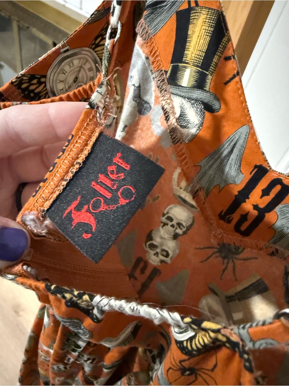 Mod Cloth Spaghetti Strap Halloween Dress - Picture 4 of 5